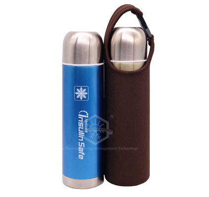 Du lịch 18 ° C Bình làm mát Insulin cao cấp Làm lạnh di động 72 giờ